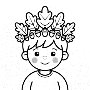 Desenho Fácil da Coroa do Outono