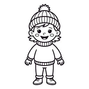 Desenho Fácil de Roupas de Outono