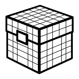 Desenho Fácil do Baú do Minecraft