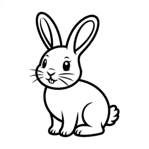 Desenho Fácil do Belo Coelho