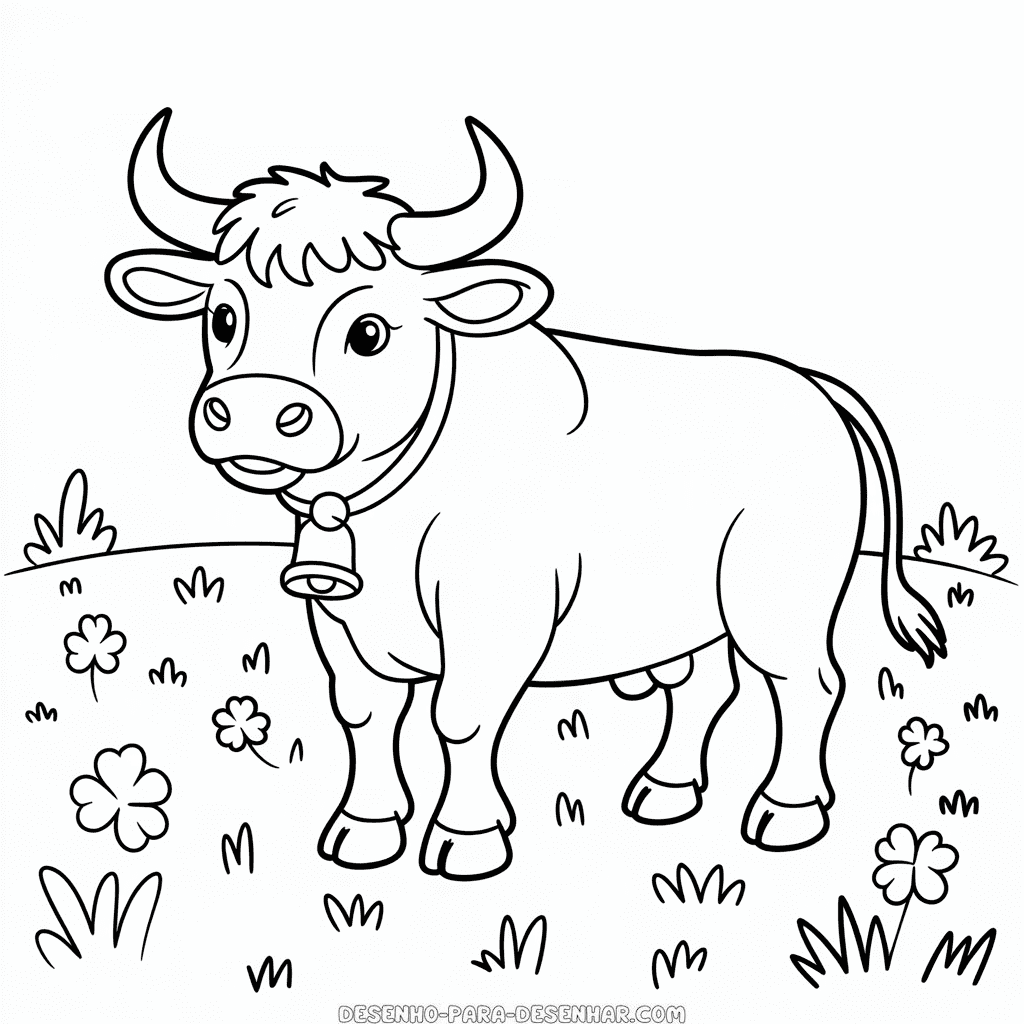 Desenho Fácil do Belo Touro