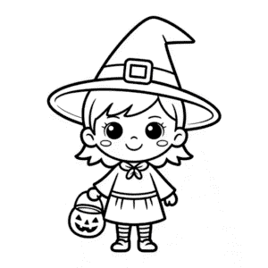 Desenho Fácil do Chibi Halloween