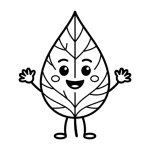 Desenho Fácil do Outono em Desenho Animado