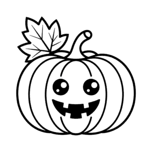 Desenho Fácil do Outono Fofo