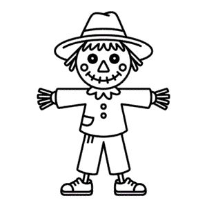 Desenho Fácil do Personagem do Outono