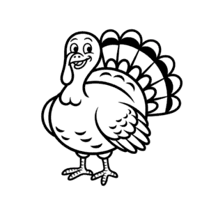 Desenho Fácil do Peru Fofo