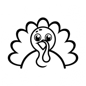 Desenho Fácil do Rosto do Peru