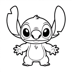 Desenho Fácil do Stitch Chibi