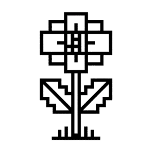 Desenho Fácil da Flor do Minecraft