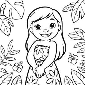Desenho Fácil da Lilo do Lilo & Stitch