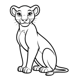 Desenho Fácil da Nala de O Rei Leão
