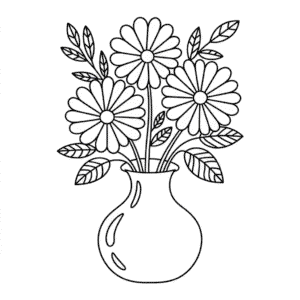 Desenho Fácil de Floral do Outono