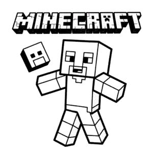 Desenho Fácil do Cartoon do Minecraft