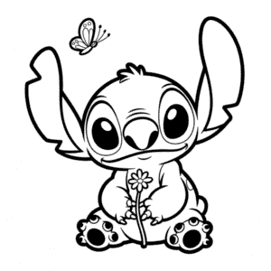 Desenho Fácil do Doodle do Stitch