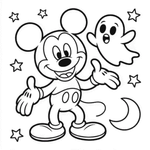 Desenho Fácil do Halloween Assustador