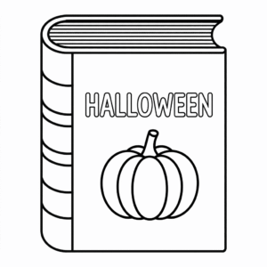 Desenho Fácil do Livro de Halloween