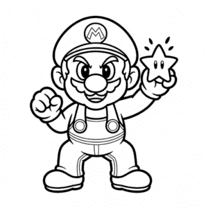 Desenho Fácil do Mario Malvado