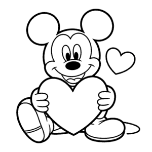 Desenho Fácil do Mickey Amoroso