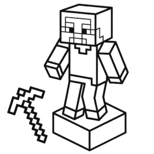 Desenho Fácil do Minecraft 3D