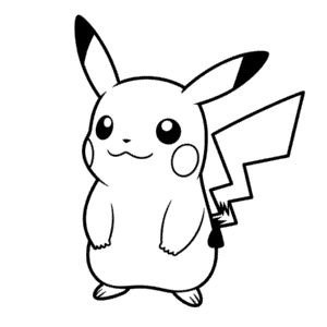 Desenho Fácil do Pikachu 3D