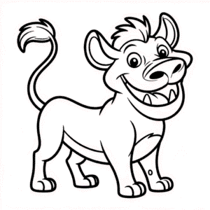 Desenho Fácil do Pumbaa de O Rei Leão