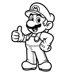 Desenho Fácil do Mario Legal