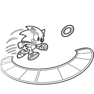 Desenho Fácil do Sonic Clássico Mania