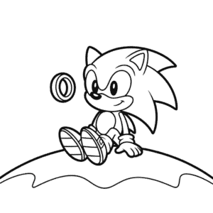 Desenho Fácil do Sonic Fofo